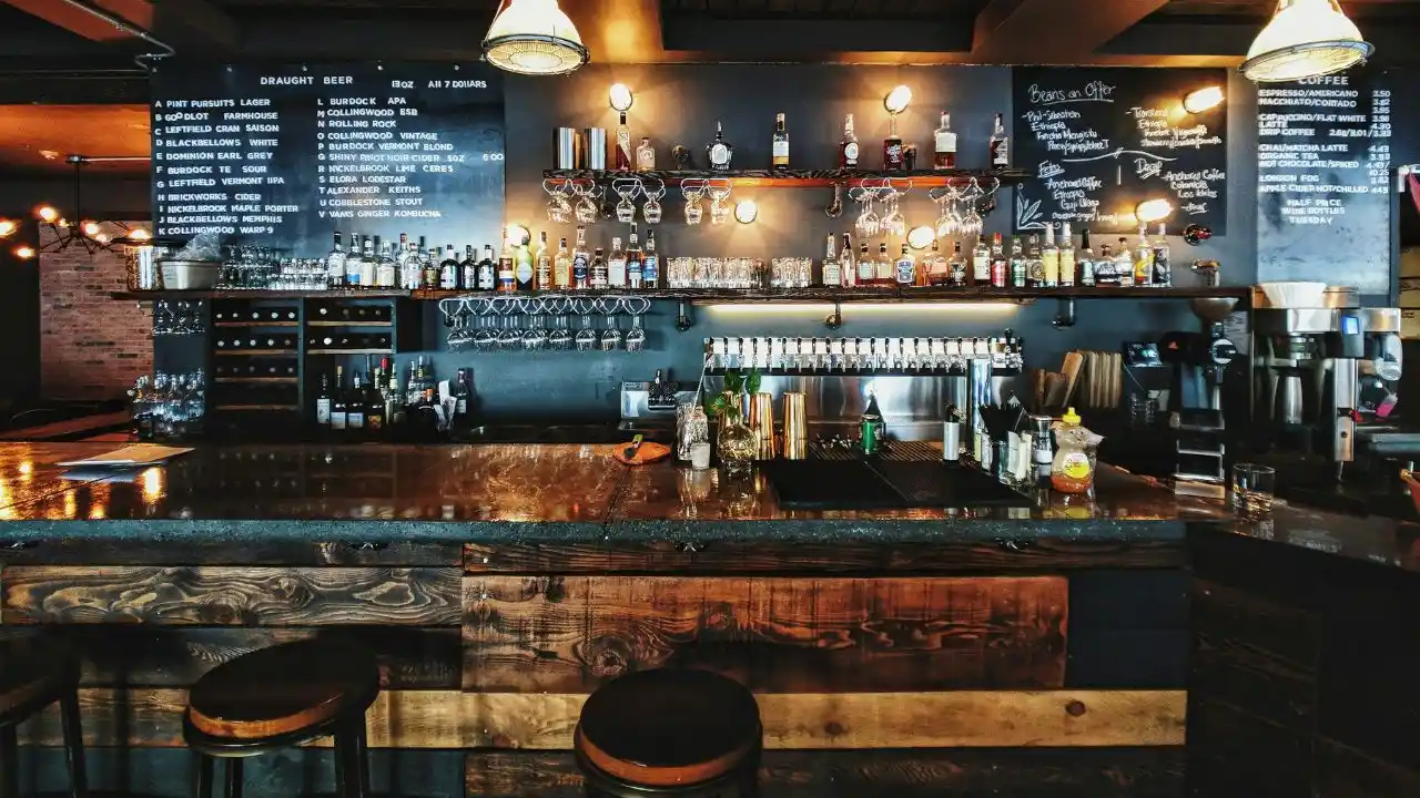 Ambiente interno da Churrascaria Sabor do Fogo