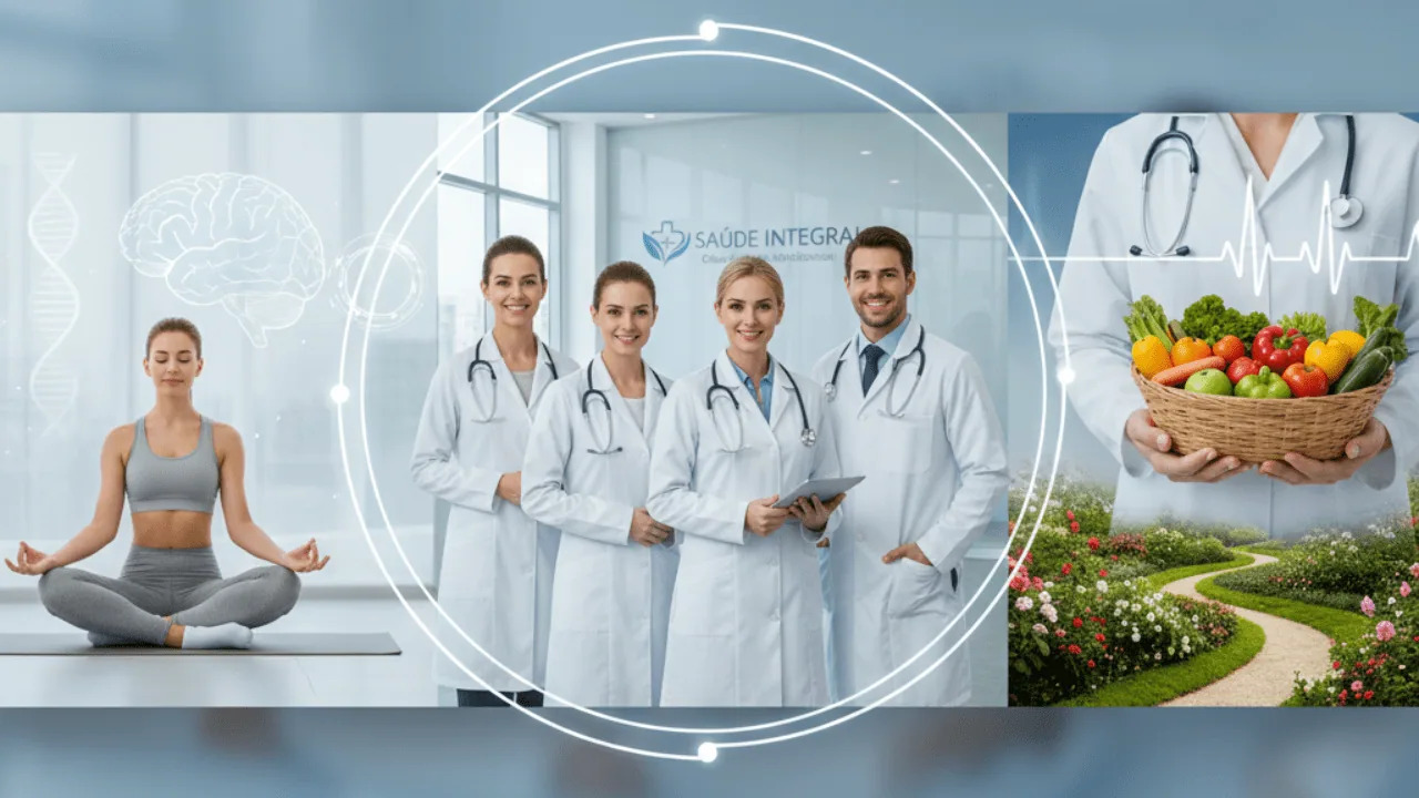 Médica sorrindo e segurando um tablet